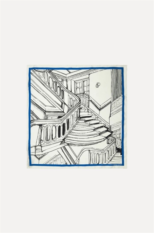 STINE GOYA SMALL SCARF FINELINE STAIRCASE